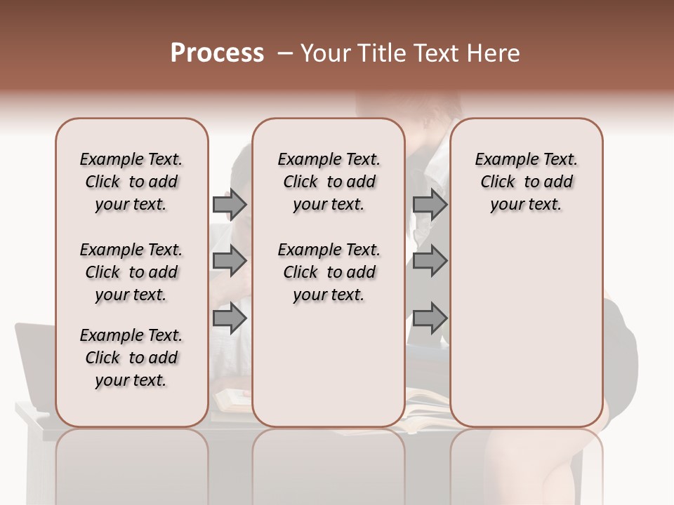 Test Sitting White PowerPoint Template