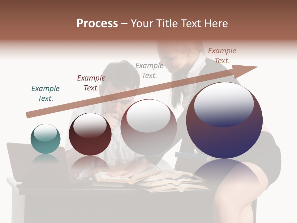 Test Sitting White PowerPoint Template