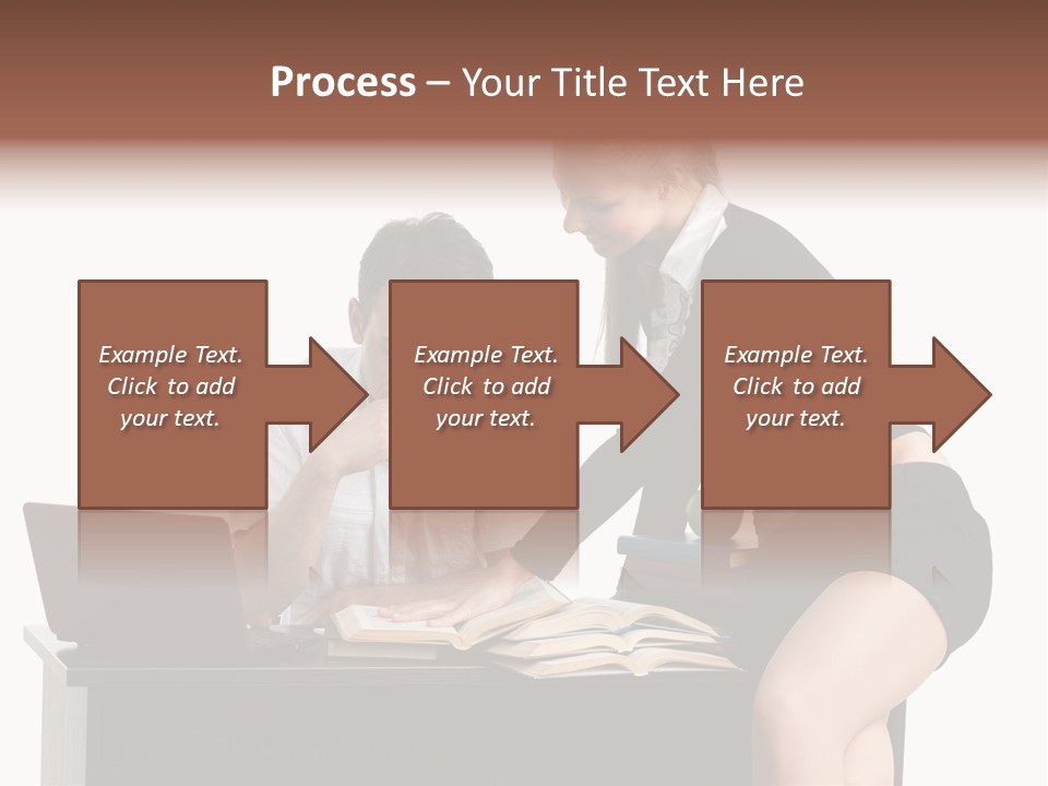 Test Sitting White PowerPoint Template