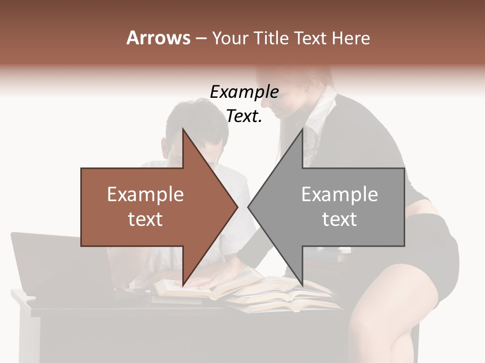 Test Sitting White PowerPoint Template