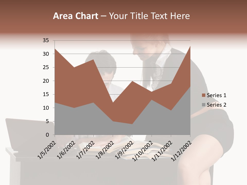 Test Sitting White PowerPoint Template