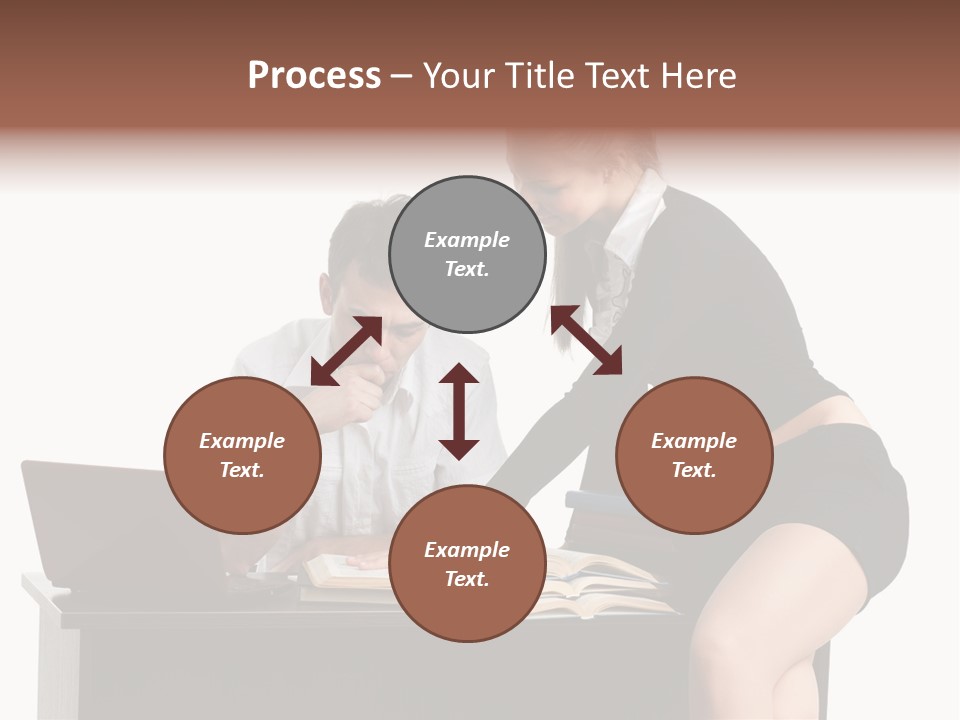 Test Sitting White PowerPoint Template