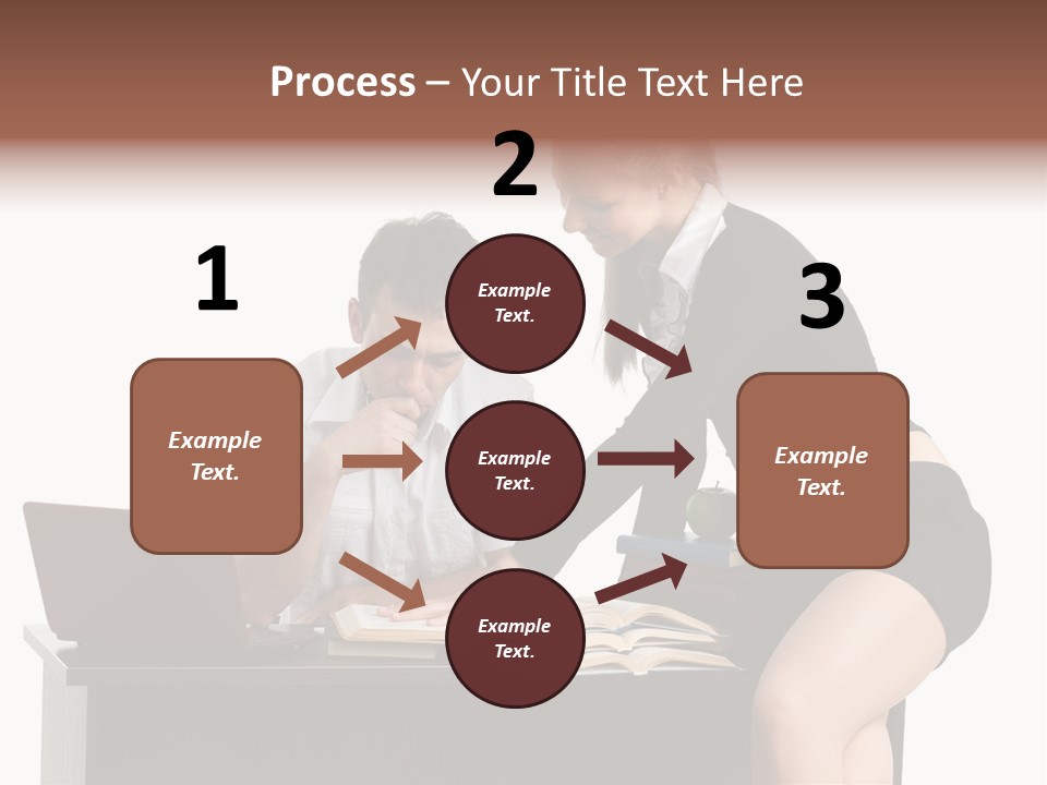 Test Sitting White PowerPoint Template