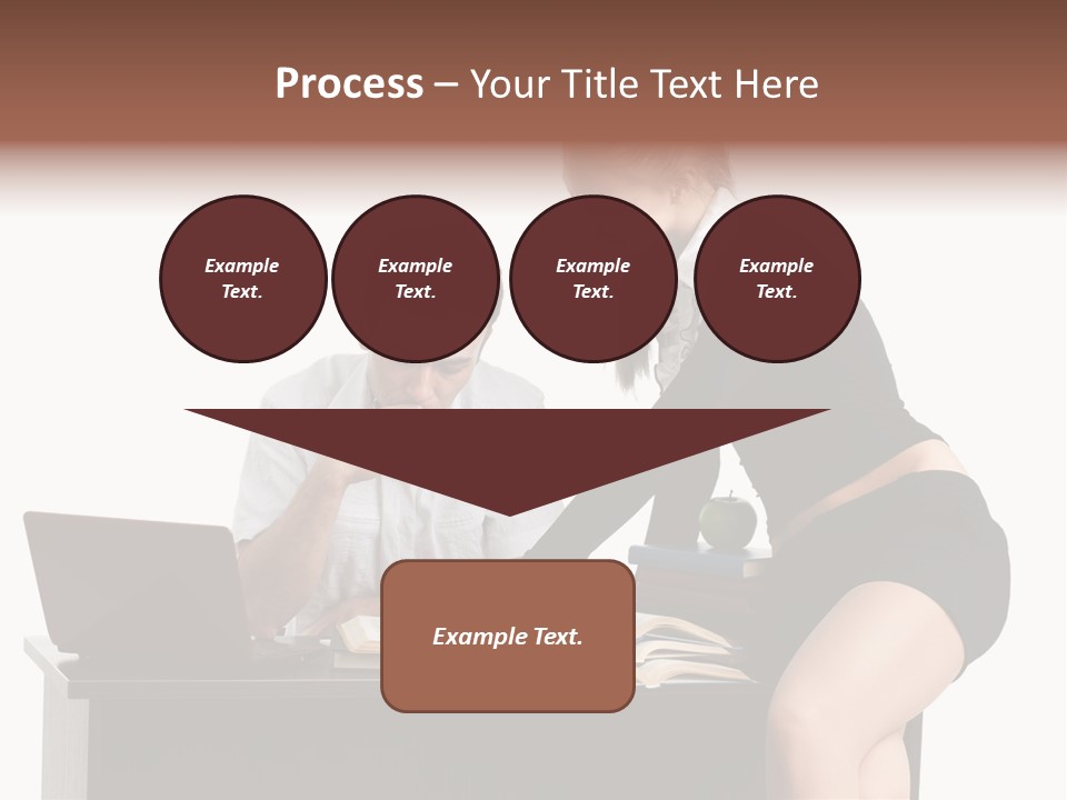 Test Sitting White PowerPoint Template