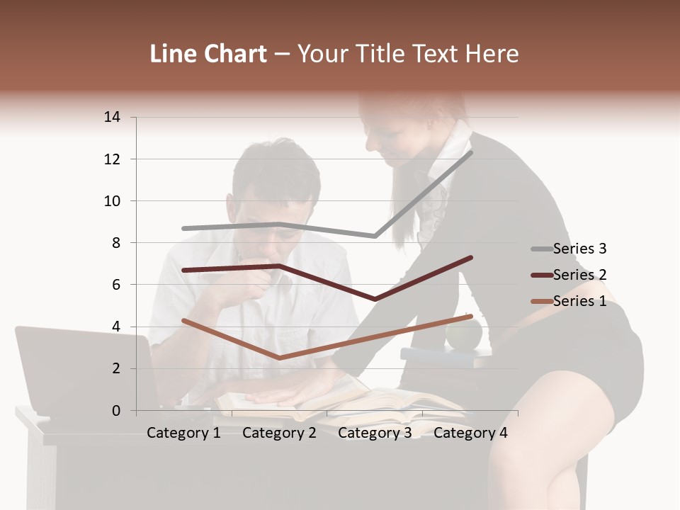 Test Sitting White PowerPoint Template