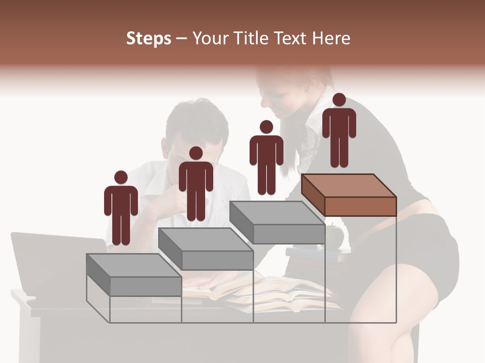 Test Sitting White PowerPoint Template