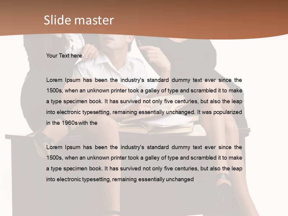 People Background Solving PowerPoint Template