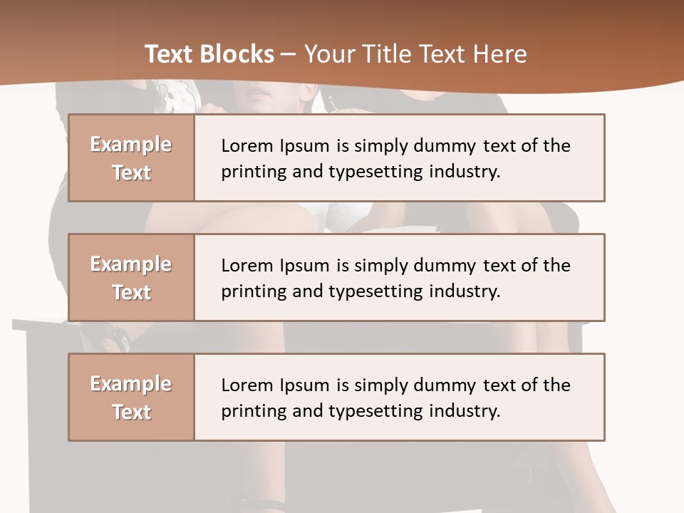 People Background Solving PowerPoint Template