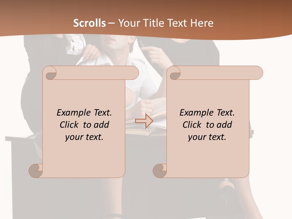 People Background Solving PowerPoint Template