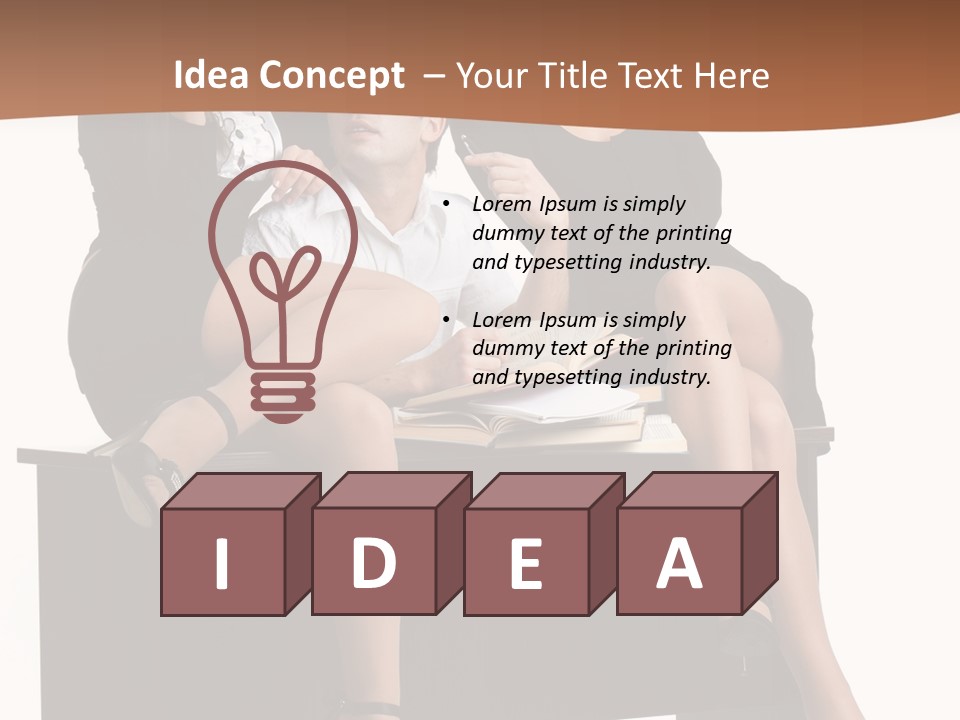 People Background Solving PowerPoint Template