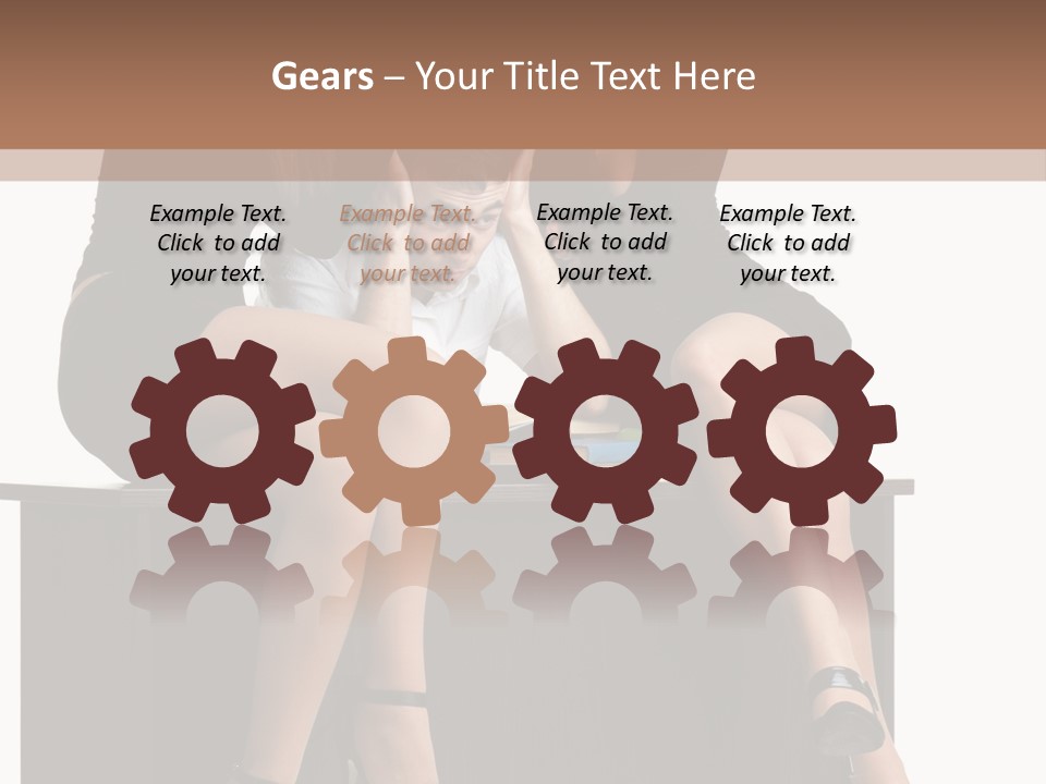 College Clever Friend PowerPoint Template