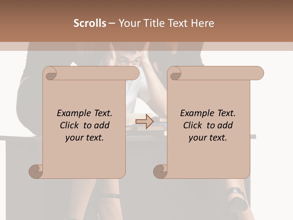College Clever Friend PowerPoint Template