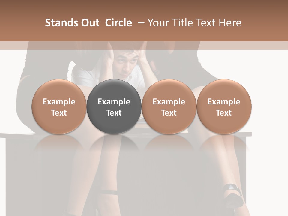 College Clever Friend PowerPoint Template