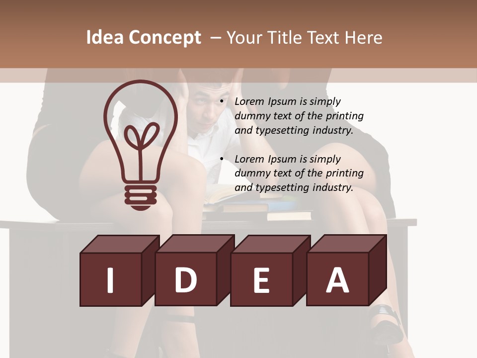 College Clever Friend PowerPoint Template
