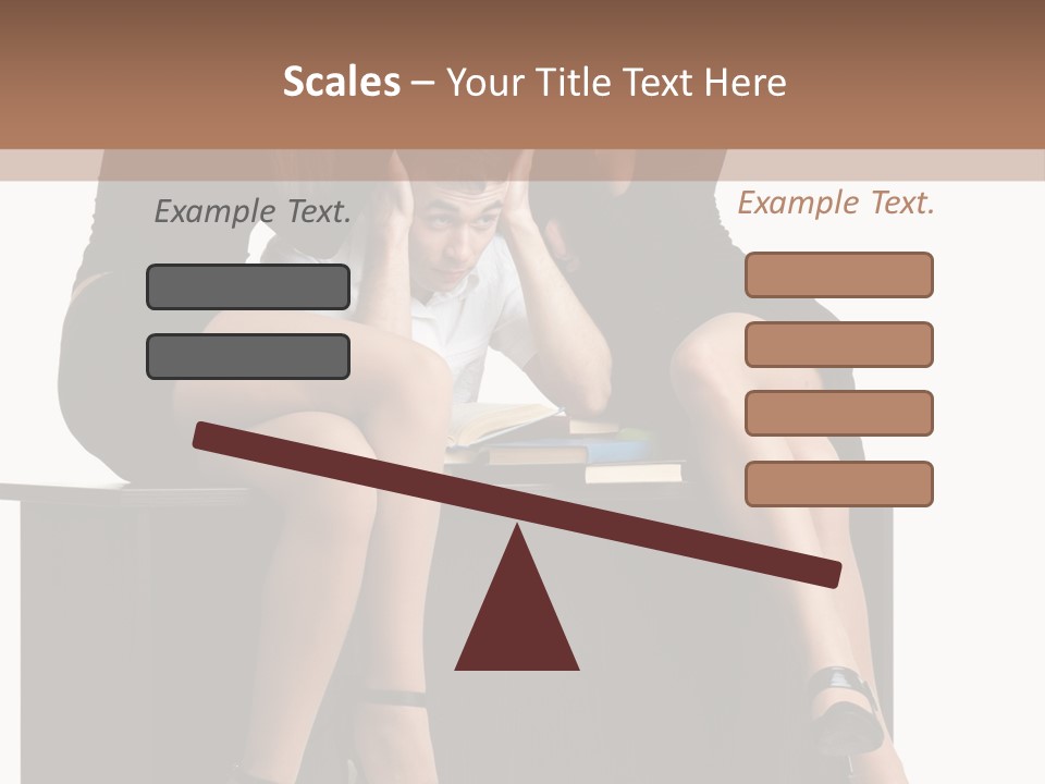 College Clever Friend PowerPoint Template