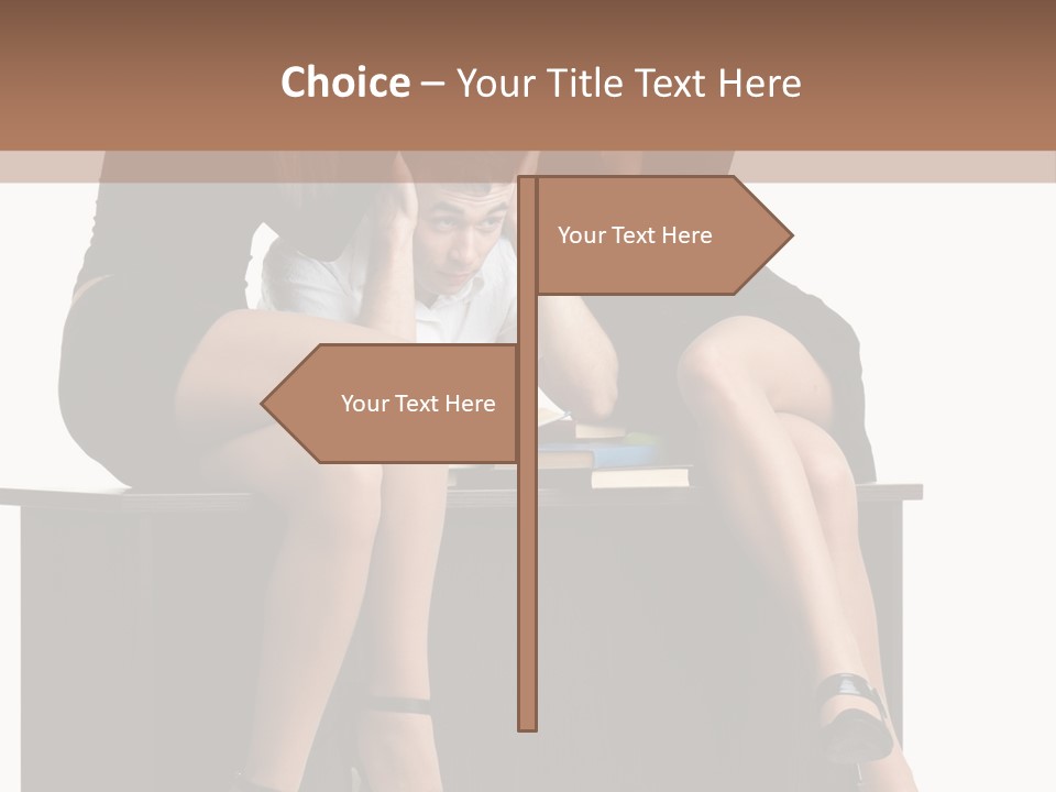 College Clever Friend PowerPoint Template