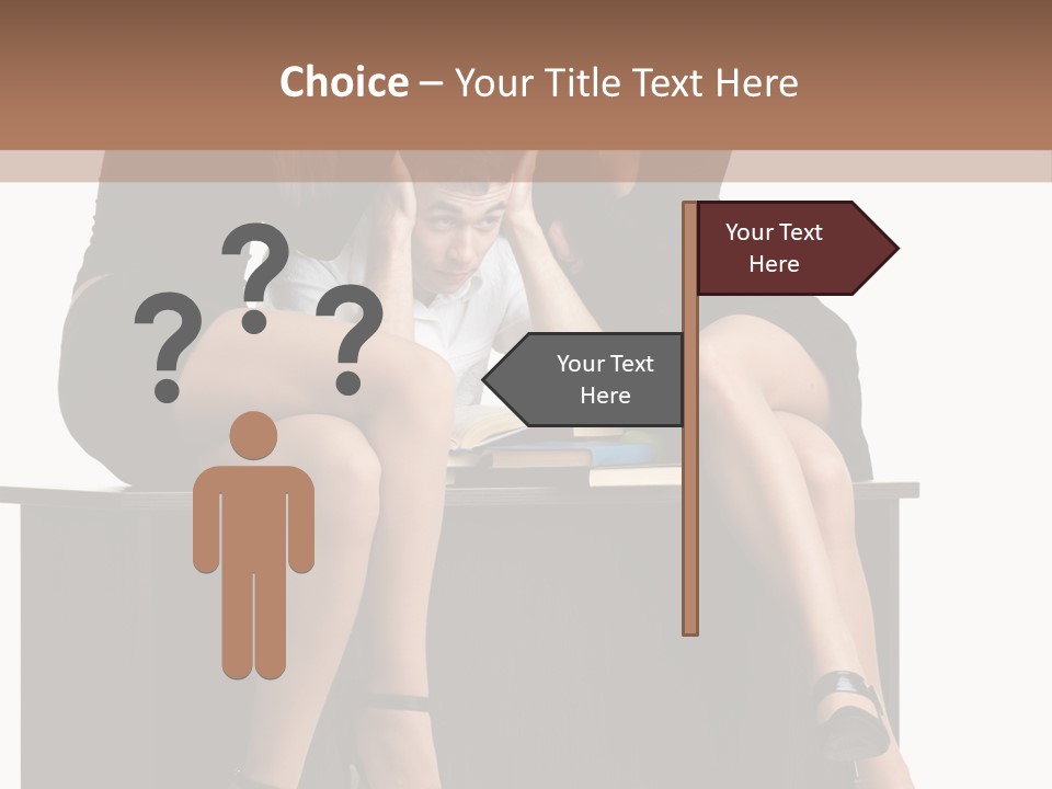 College Clever Friend PowerPoint Template