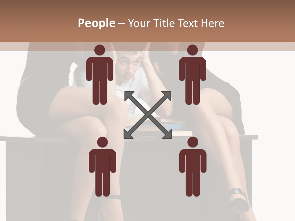 College Clever Friend PowerPoint Template