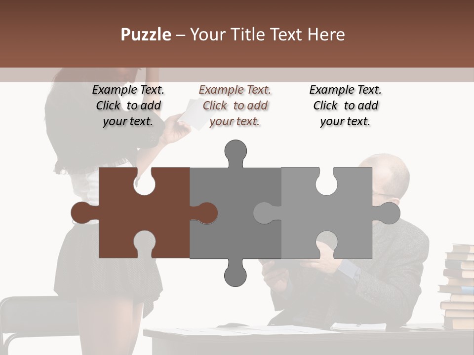 School University Sitting PowerPoint Template