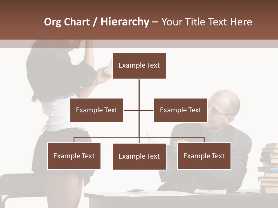 School University Sitting PowerPoint Template