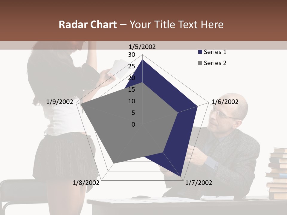 School University Sitting PowerPoint Template