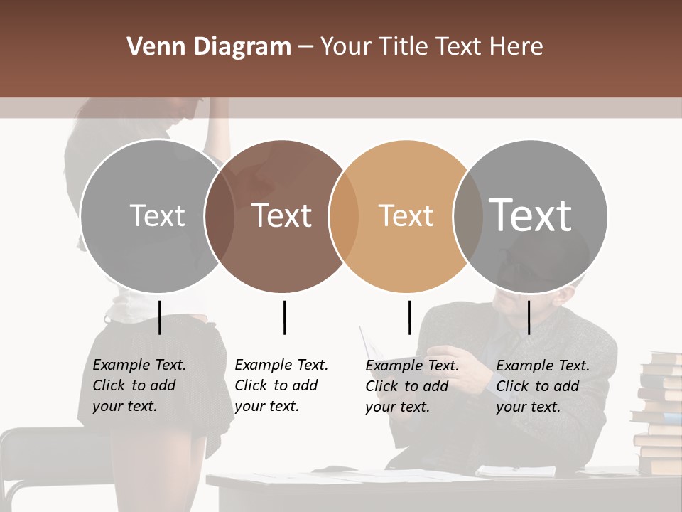 School University Sitting PowerPoint Template