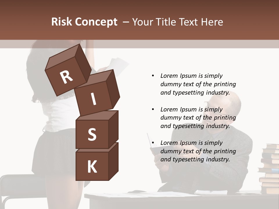 School University Sitting PowerPoint Template