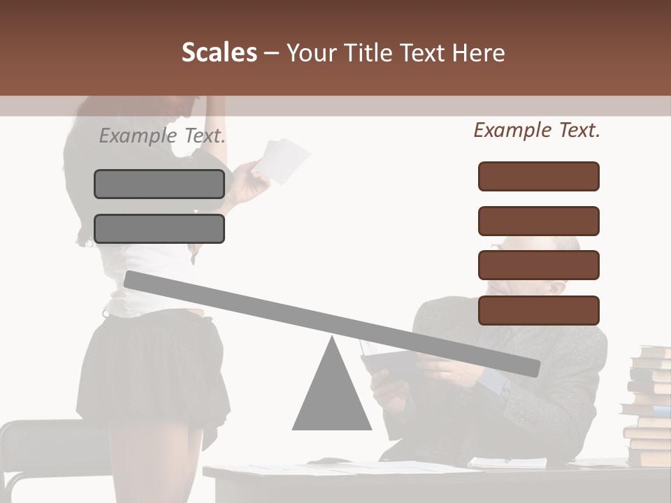 School University Sitting PowerPoint Template