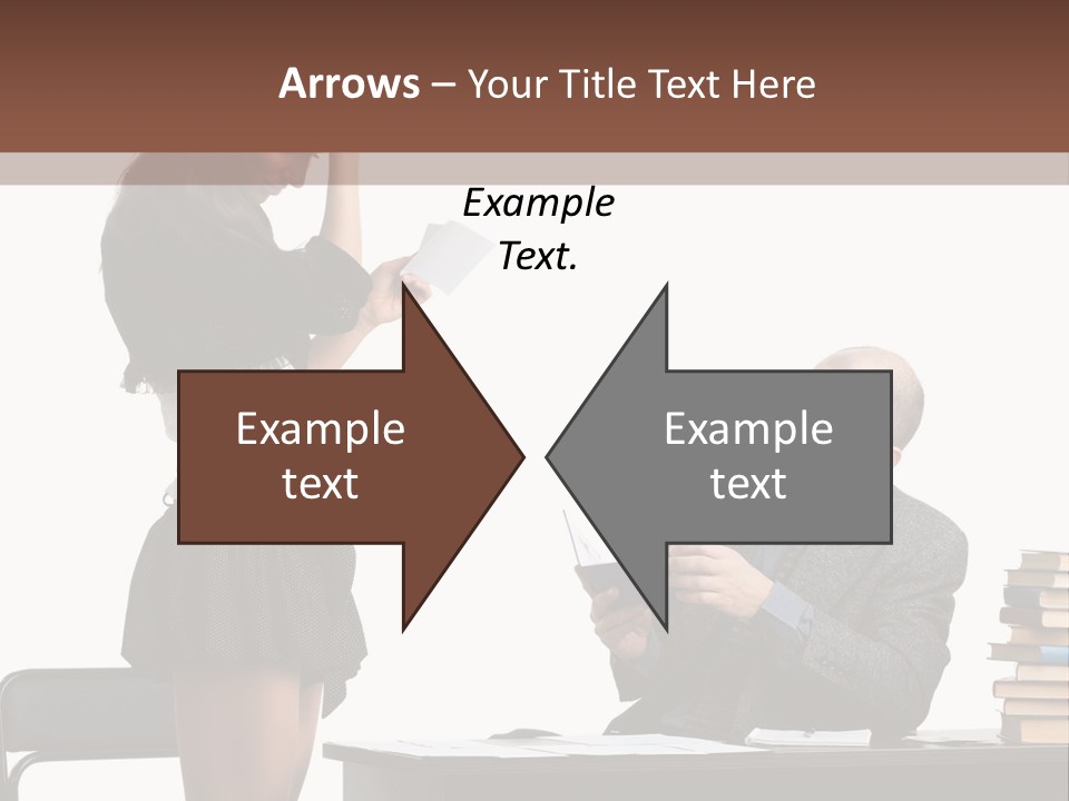 School University Sitting PowerPoint Template