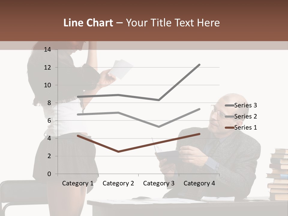 School University Sitting PowerPoint Template
