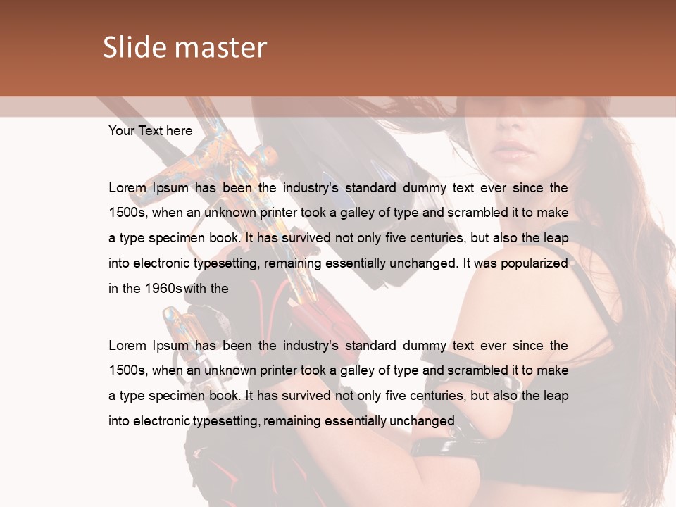 Cylinder Helmet Safeguard PowerPoint Template