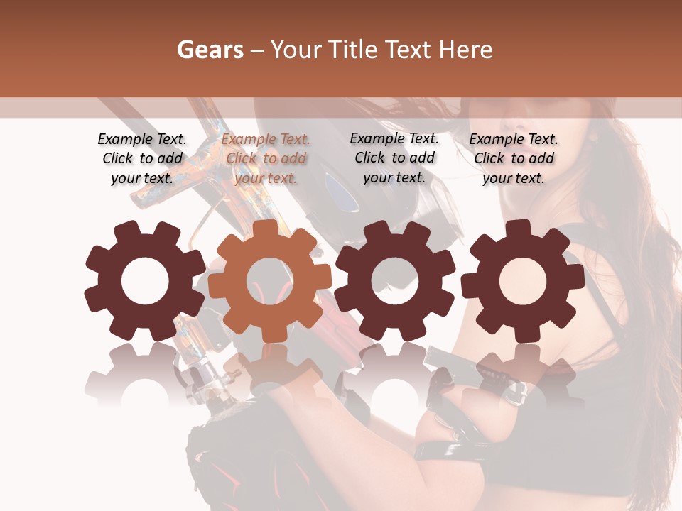 Cylinder Helmet Safeguard PowerPoint Template