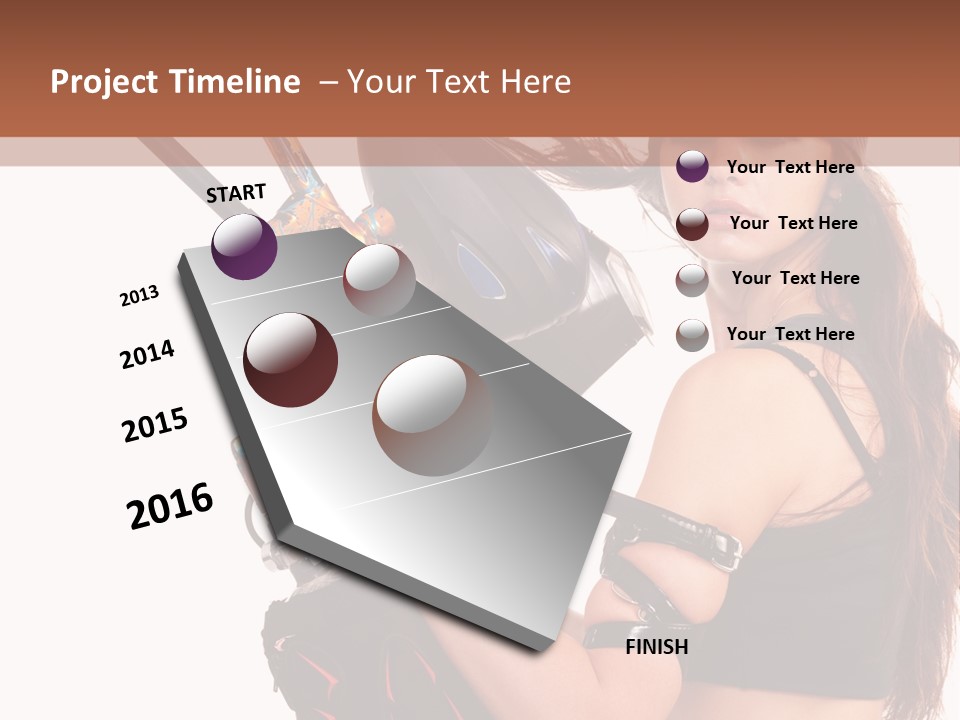 Cylinder Helmet Safeguard PowerPoint Template