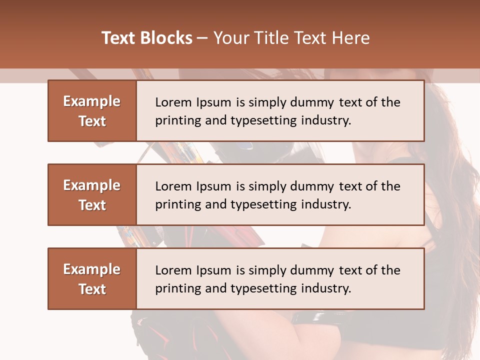 Cylinder Helmet Safeguard PowerPoint Template