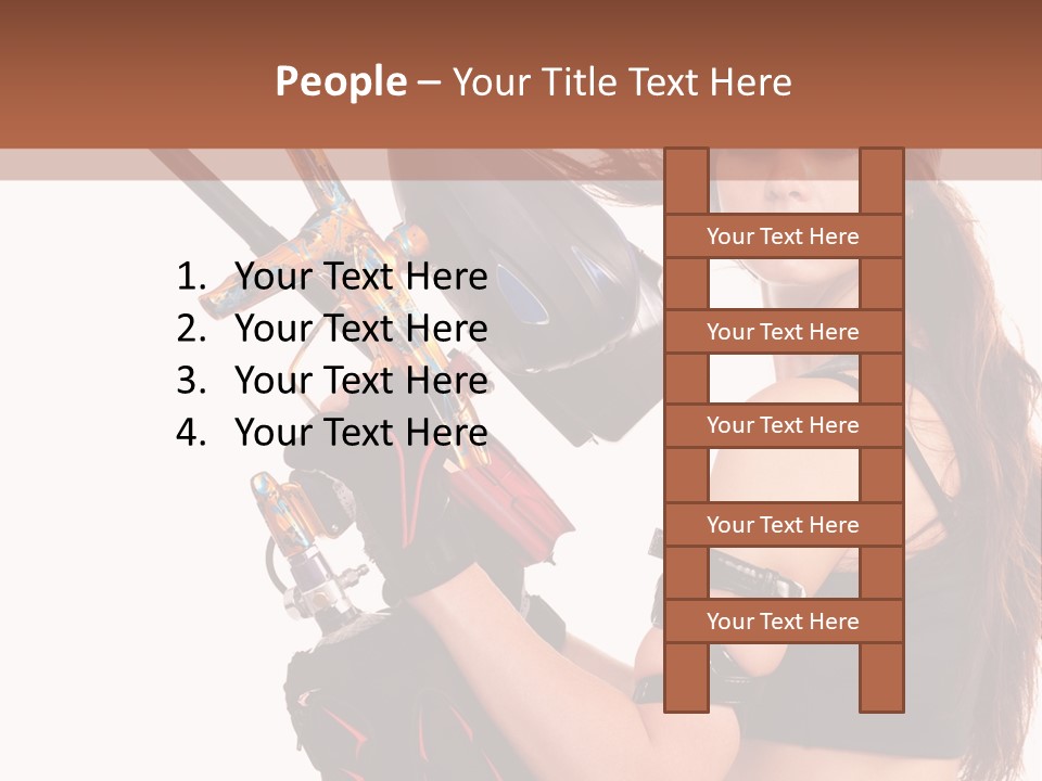 Cylinder Helmet Safeguard PowerPoint Template
