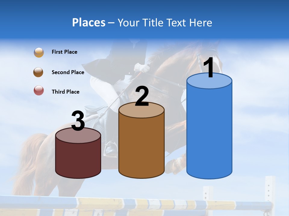 Fences Barrier Equestrian PowerPoint Template