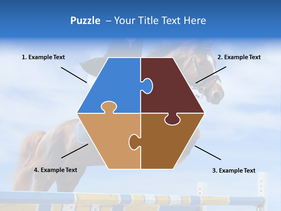 Fences Barrier Equestrian PowerPoint Template