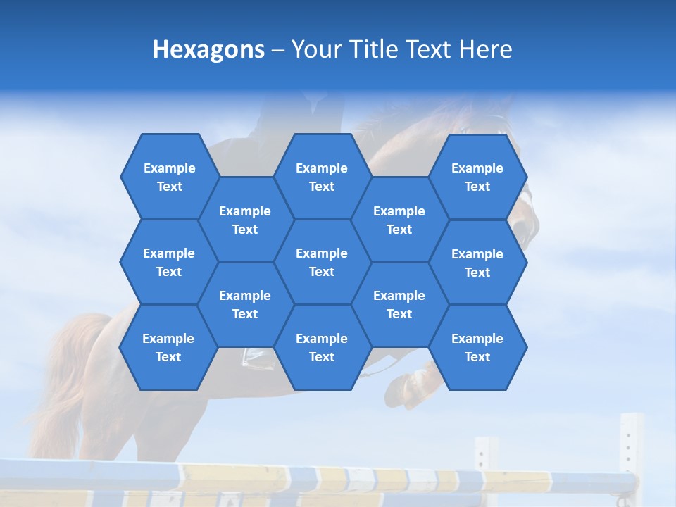 Fences Barrier Equestrian PowerPoint Template