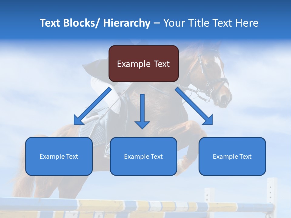 Fences Barrier Equestrian PowerPoint Template