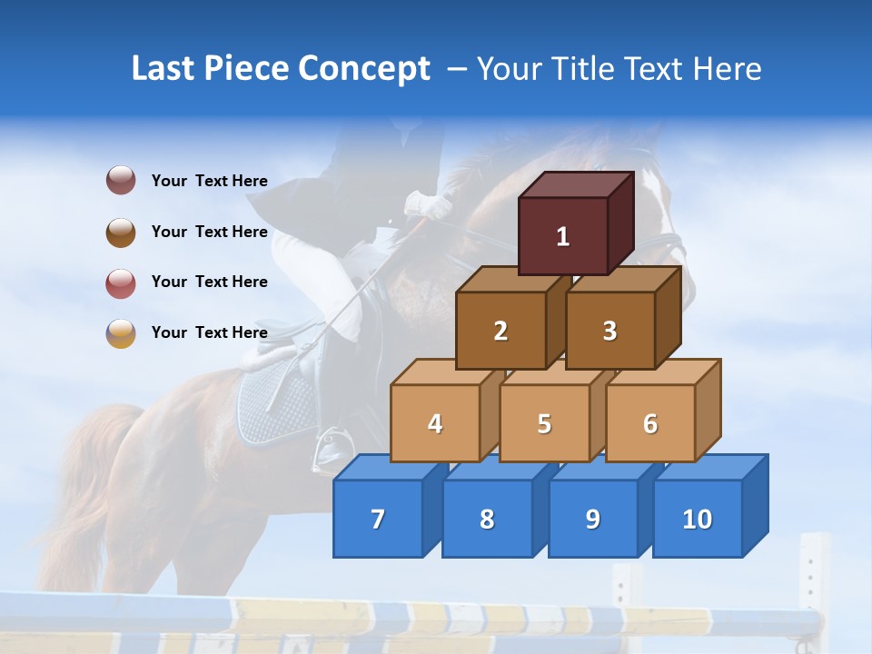 Fences Barrier Equestrian PowerPoint Template