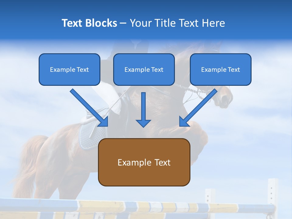 Fences Barrier Equestrian PowerPoint Template