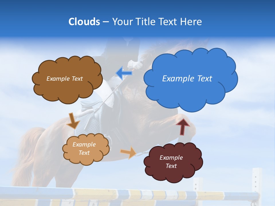 Fences Barrier Equestrian PowerPoint Template