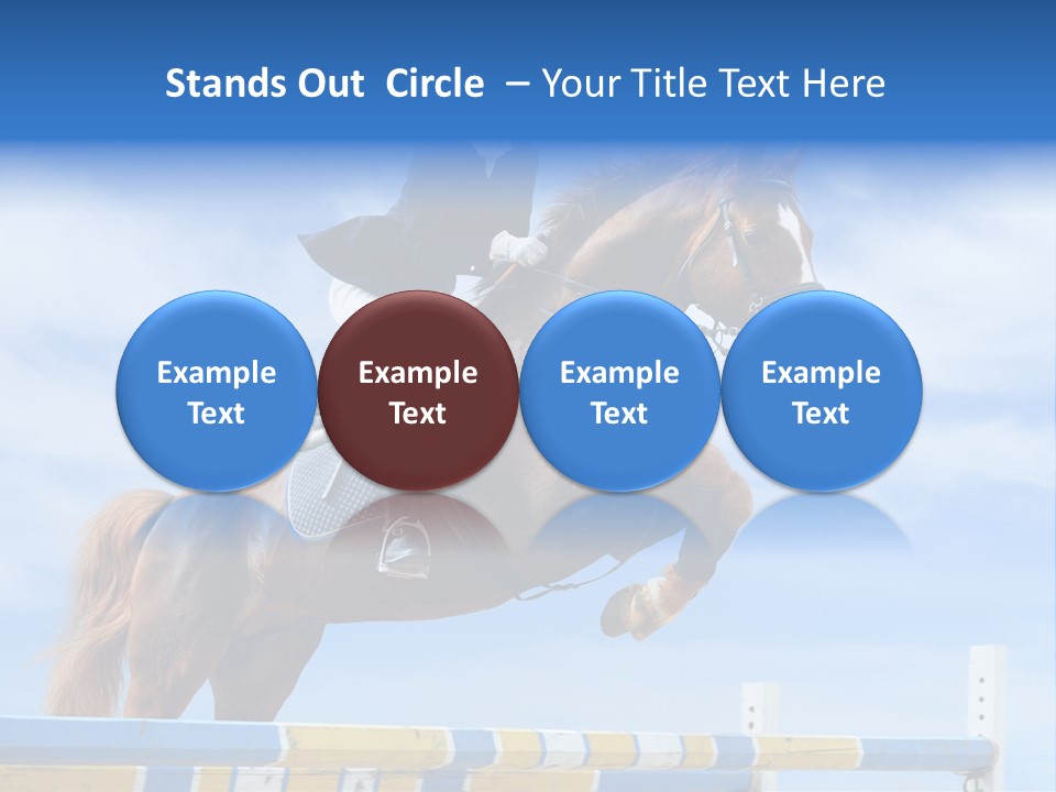 Fences Barrier Equestrian PowerPoint Template