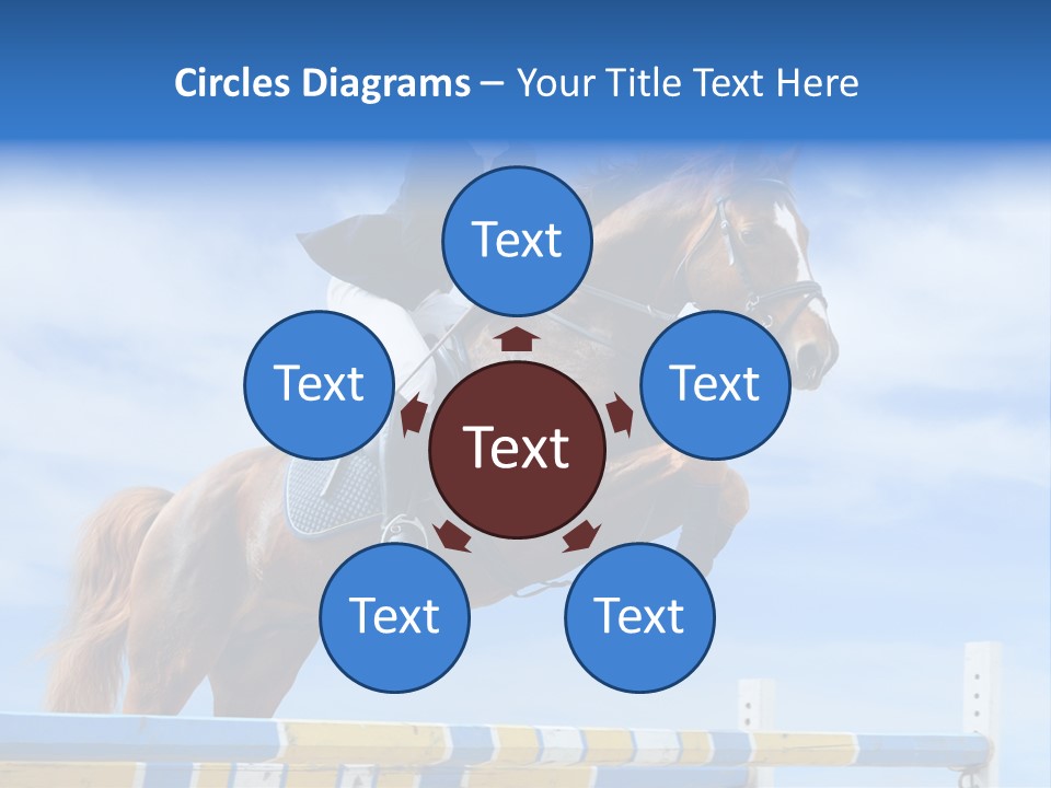 Fences Barrier Equestrian PowerPoint Template