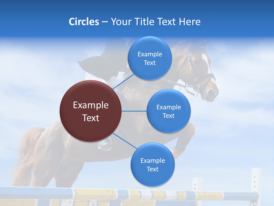 Fences Barrier Equestrian PowerPoint Template