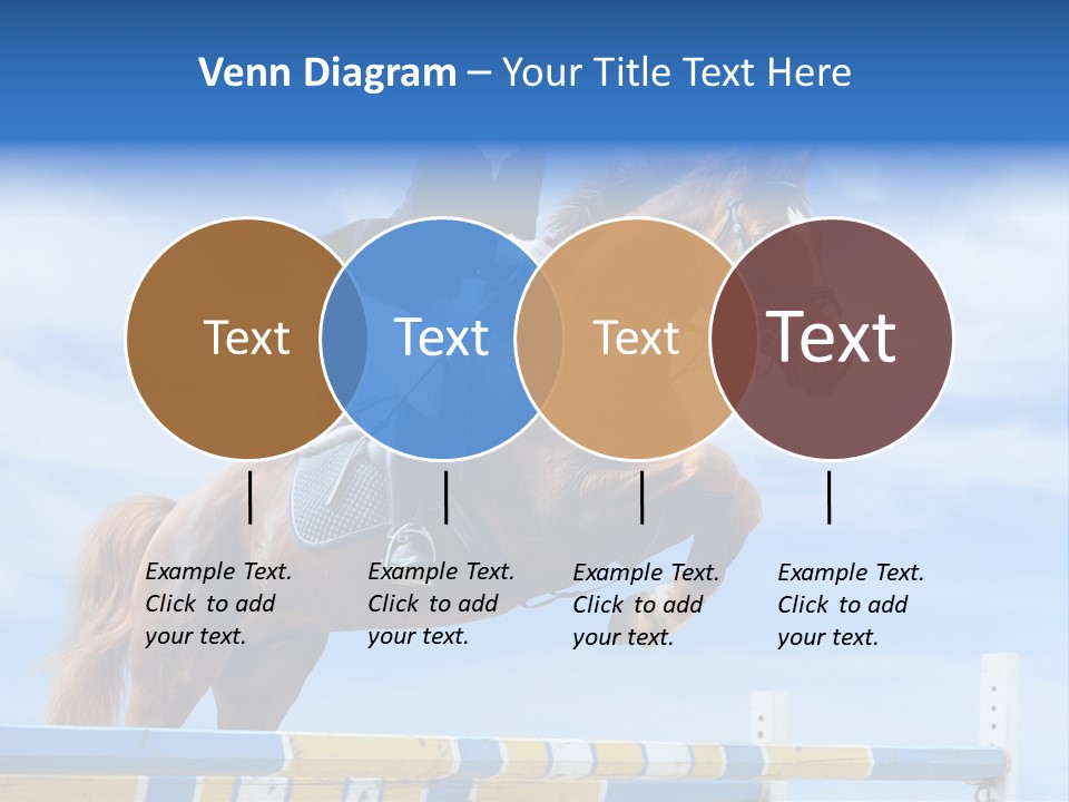 Fences Barrier Equestrian PowerPoint Template