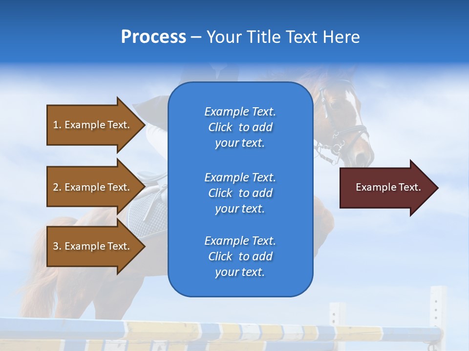 Fences Barrier Equestrian PowerPoint Template