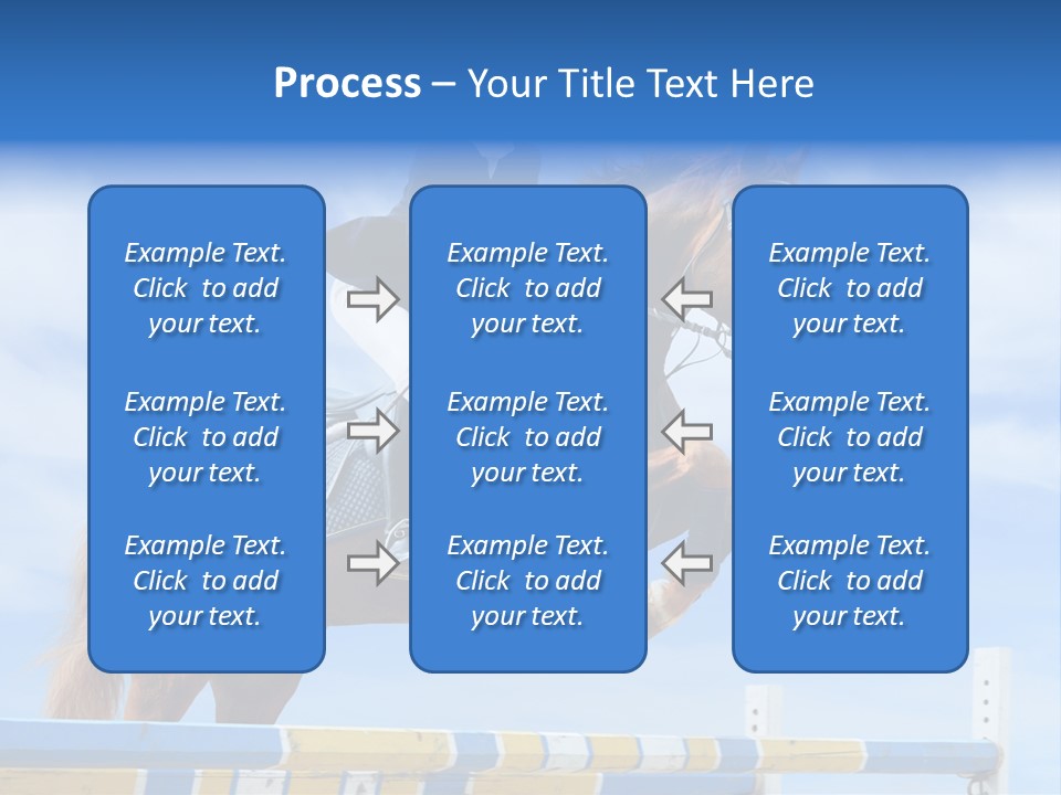 Fences Barrier Equestrian PowerPoint Template