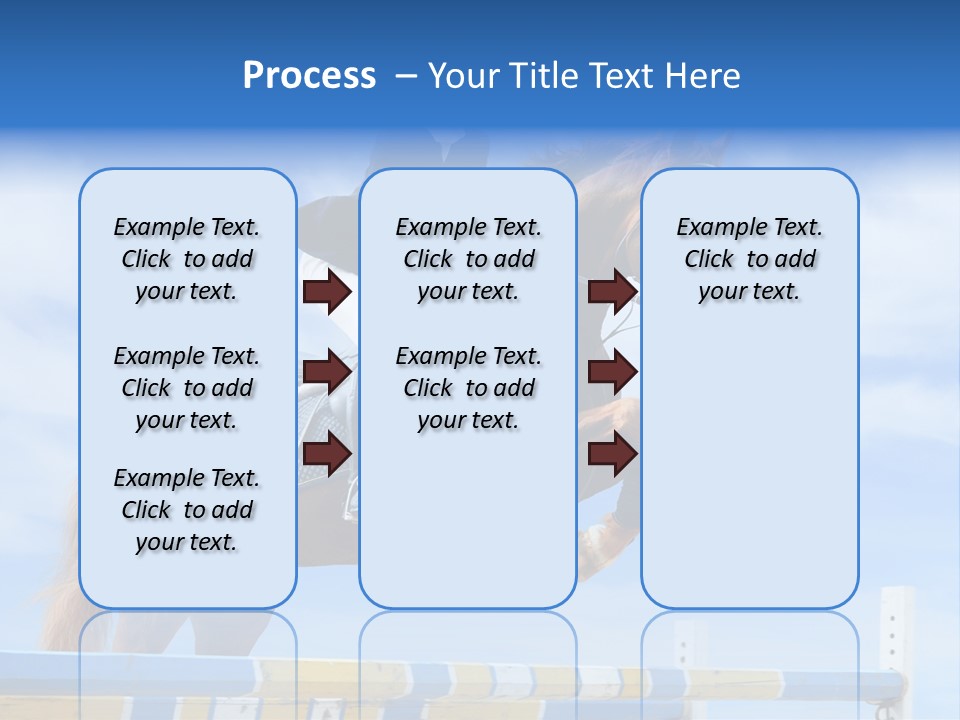 Fences Barrier Equestrian PowerPoint Template