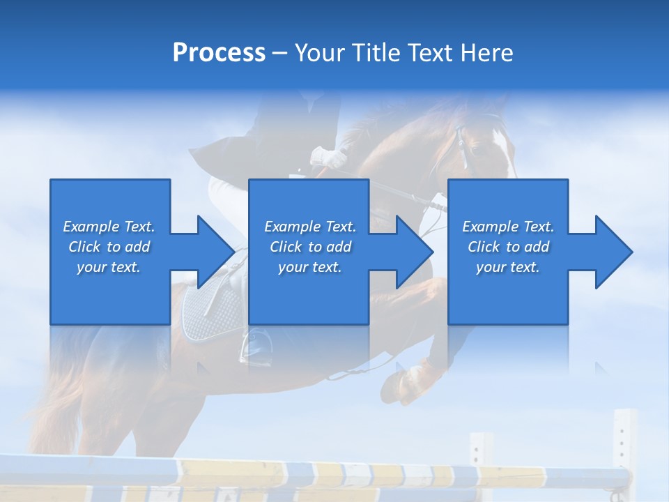 Fences Barrier Equestrian PowerPoint Template